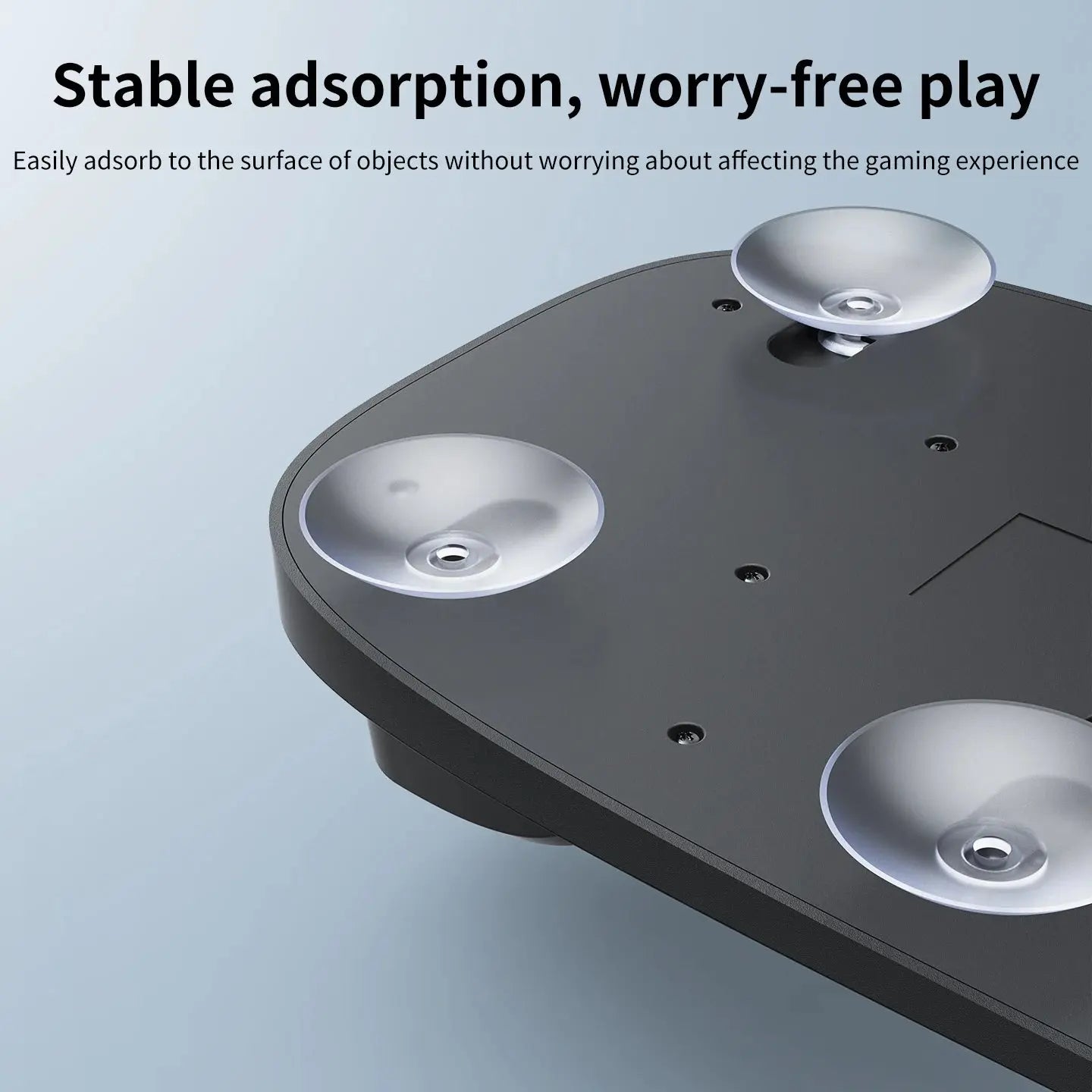 HONCAM Universal Racing Wheel Stand for Switch & Switch2 Joycon Game Wheel Controller with Secure Suction Cup Base for NS2 Acces Klick & Snap