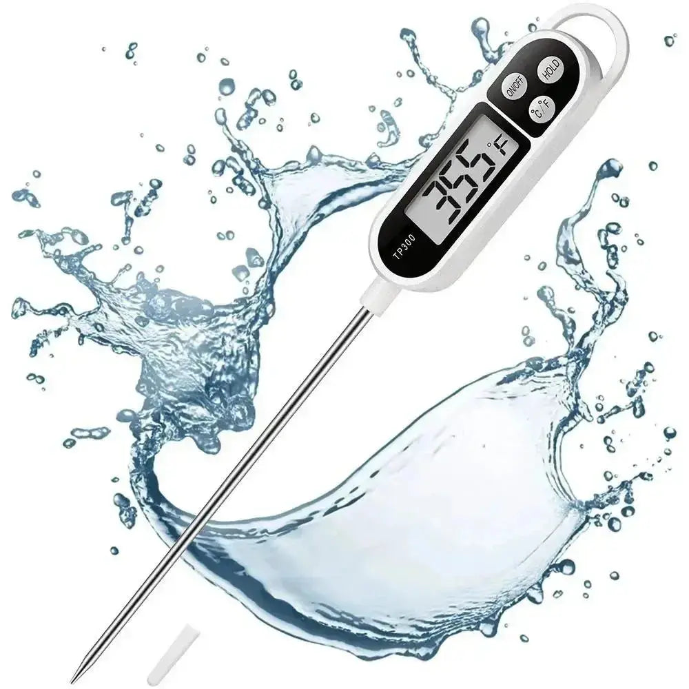 Food Thermometer TP300 Digital Kitchen Water Oil Thermometer for Meat Cooking Food Probe BBQ Electronic Oven Kitchen Tools Klick & Snap