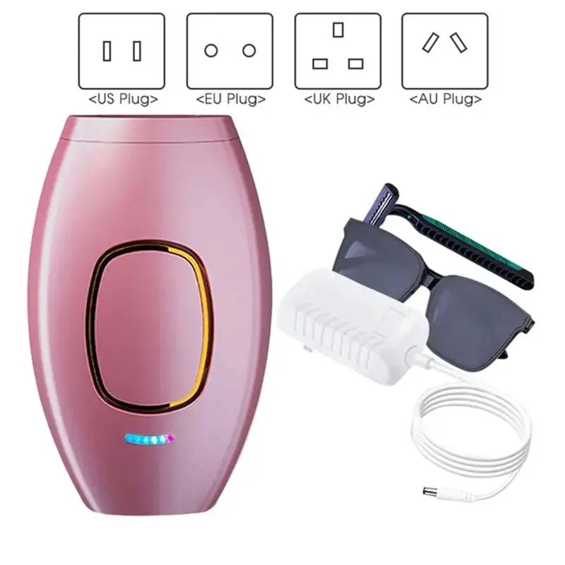 HOMEFISH Body Bikini IPL 500,000 Flash Depilator Pulses Permanent Laser Epilator Painless For Women Hair Removal Home Use Klick & Snap