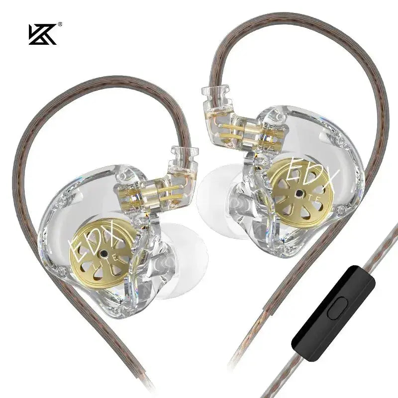 KZ EDX Lite HIFI Bass Earphones Stereo Music Earbuds In Ear Monitor Stage Live Headphones Gaming Sports Headset Klick & Snap