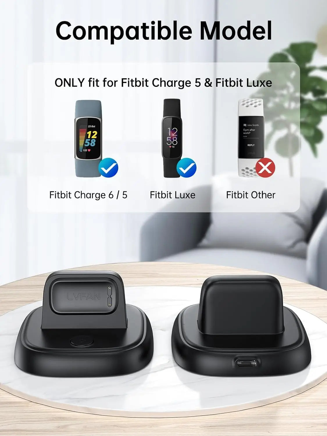 Chic Fitbit Charger Stand