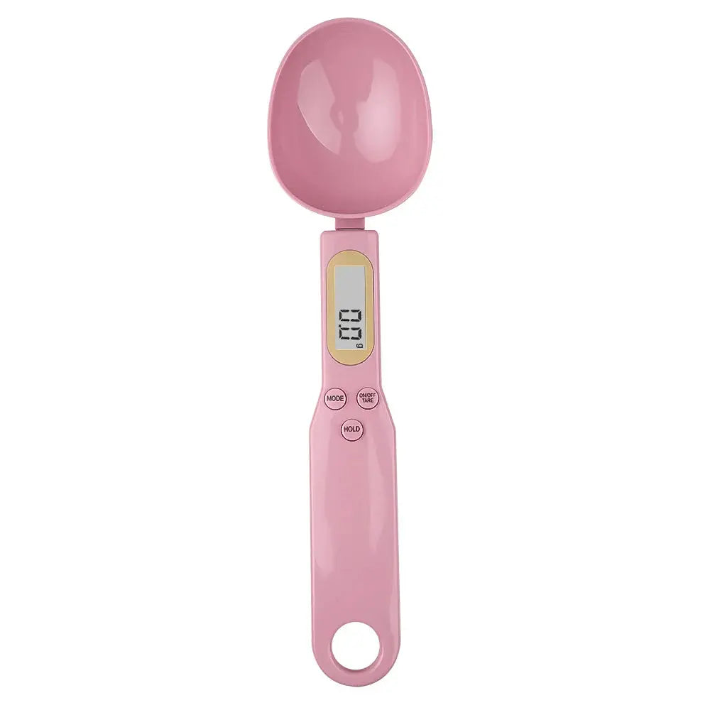 500g/0.1g Weight Measuring Spoon Portable LCD Digital Kitchen Scale Electronic Food Measuring Spoon Scale Kitchen Tool for Food Klick & Snap