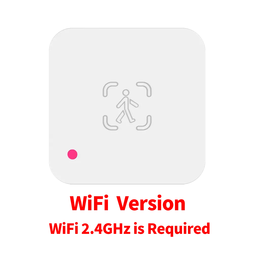Tuya Zigbee WiFi  Human Presence Sensor MmWave Radar Detector With Luminance Sensor For Smart Home Smart Life replace PIR Sensor Klick & Snap