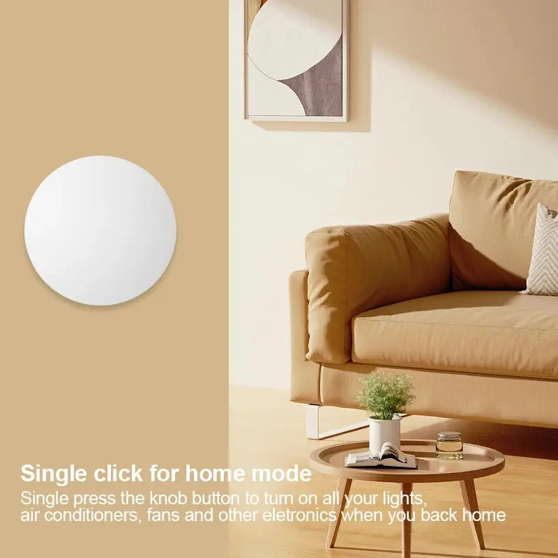 Tuya Zigbee Smart Wireless Scene Button Switch Remoter Multi-scene Linkage Conneting Support Alexa Goolge Home Voice Assitant Klick & Snap