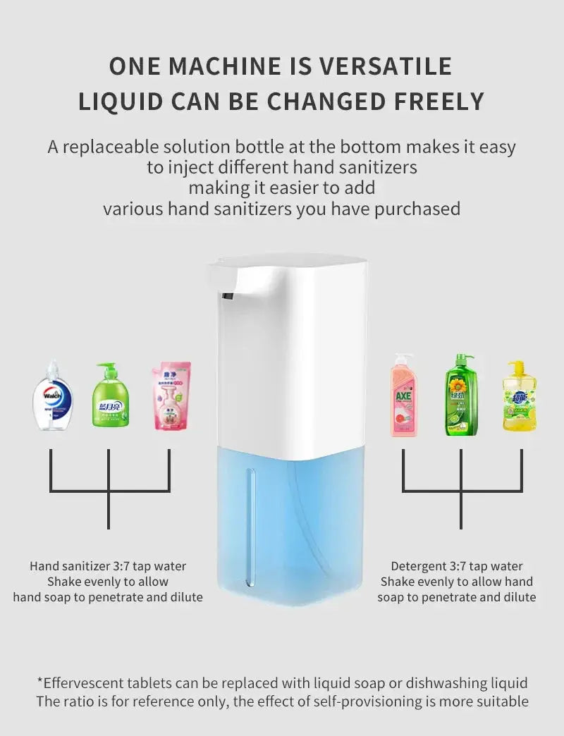 Automatic Foaming Soap Dispenser Touchless Induction Hand Washer Smart Soap Dispenser for Home Hotel Bathroom Klick & Snap