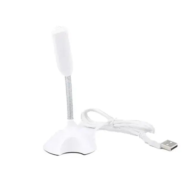 USB Microphone For Laptop And Computers Adjustable Studio Singing Gaming Streaming Mikrofon Stand Mic With Holder Desktop Klick & Snap