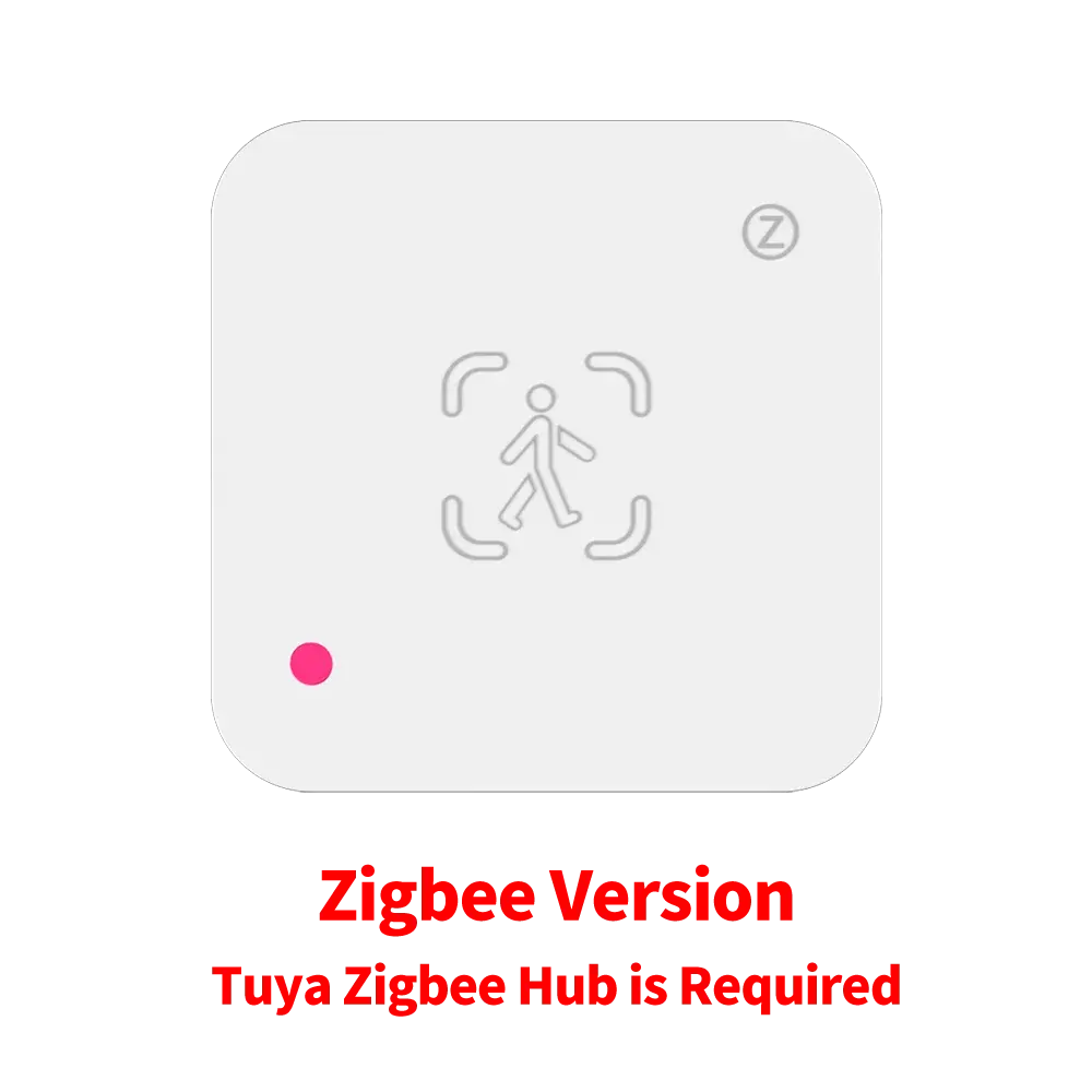 Tuya Zigbee WiFi  Human Presence Sensor MmWave Radar Detector With Luminance Sensor For Smart Home Smart Life replace PIR Sensor Klick & Snap